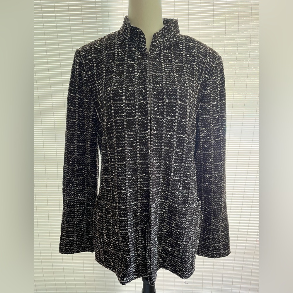St. John NWT Tweed Knit Wool Blend Jacket